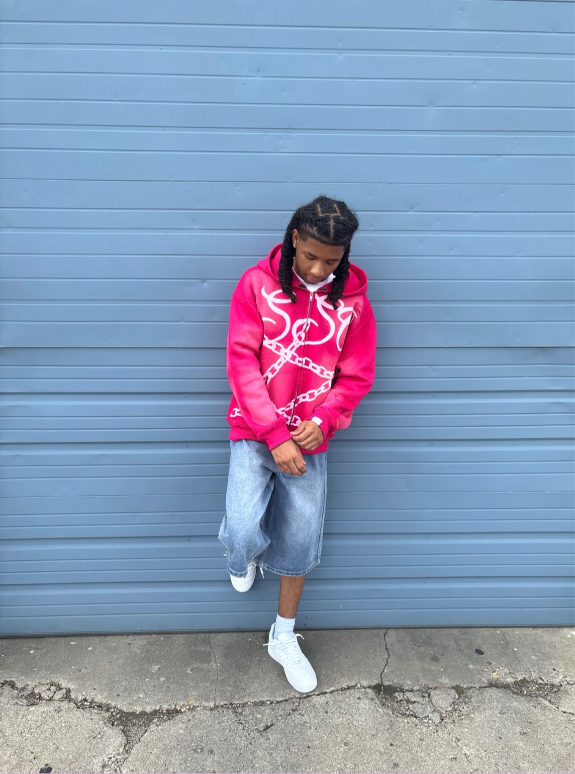 Hot Pink Chained SSO Jacket - Starstruckofficiall 