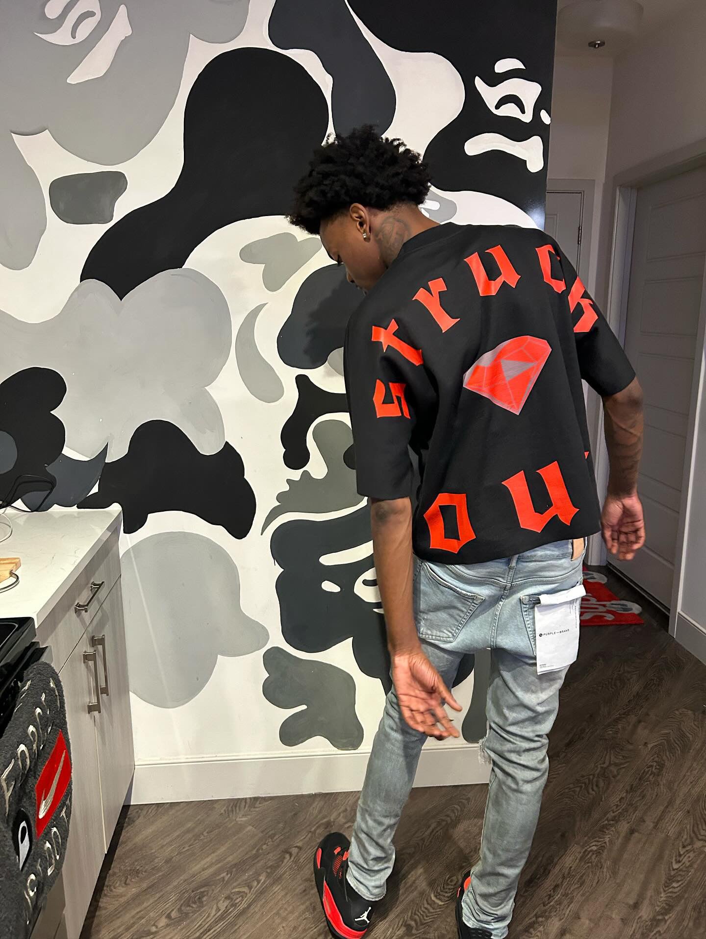 STRUCK OUT OVERSIZED TEE - Starstruck