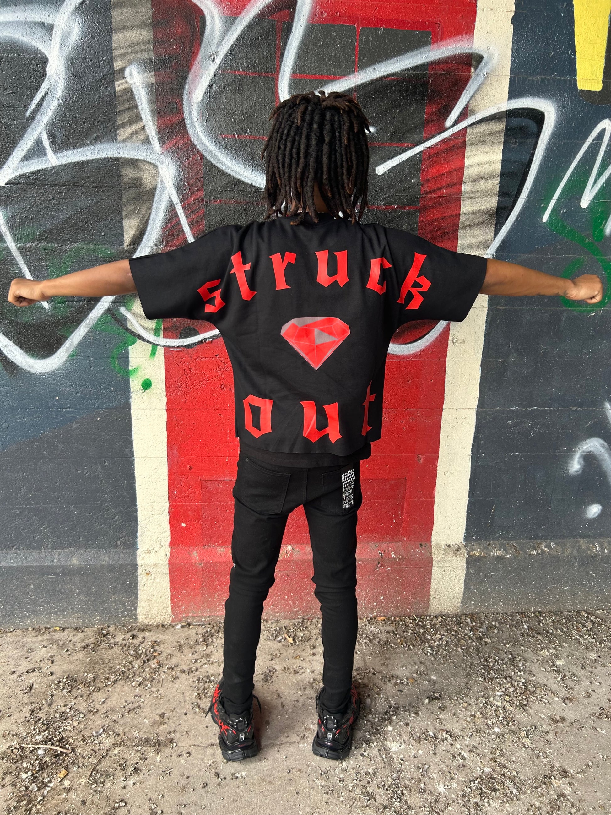 STRUCK OUT OVERSIZED TEE - Starstruckofficiall 