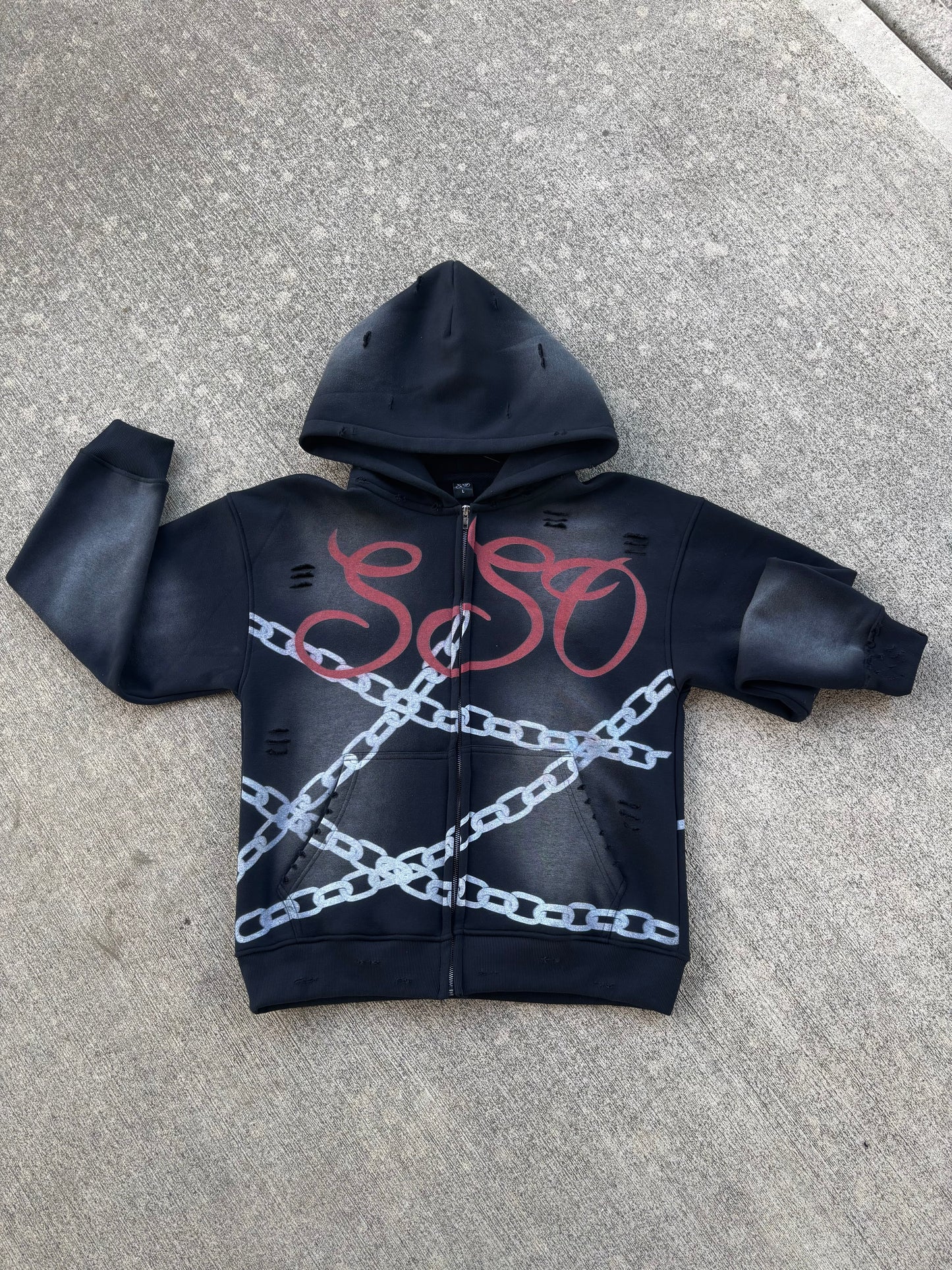 Red Chained SSO Jacket